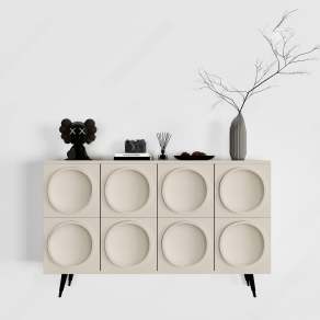 现代装饰柜3D模型下载